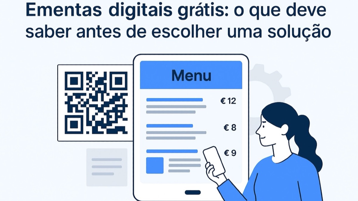 Ementas digitais grátis: o que deve saber antes de escolher uma solução