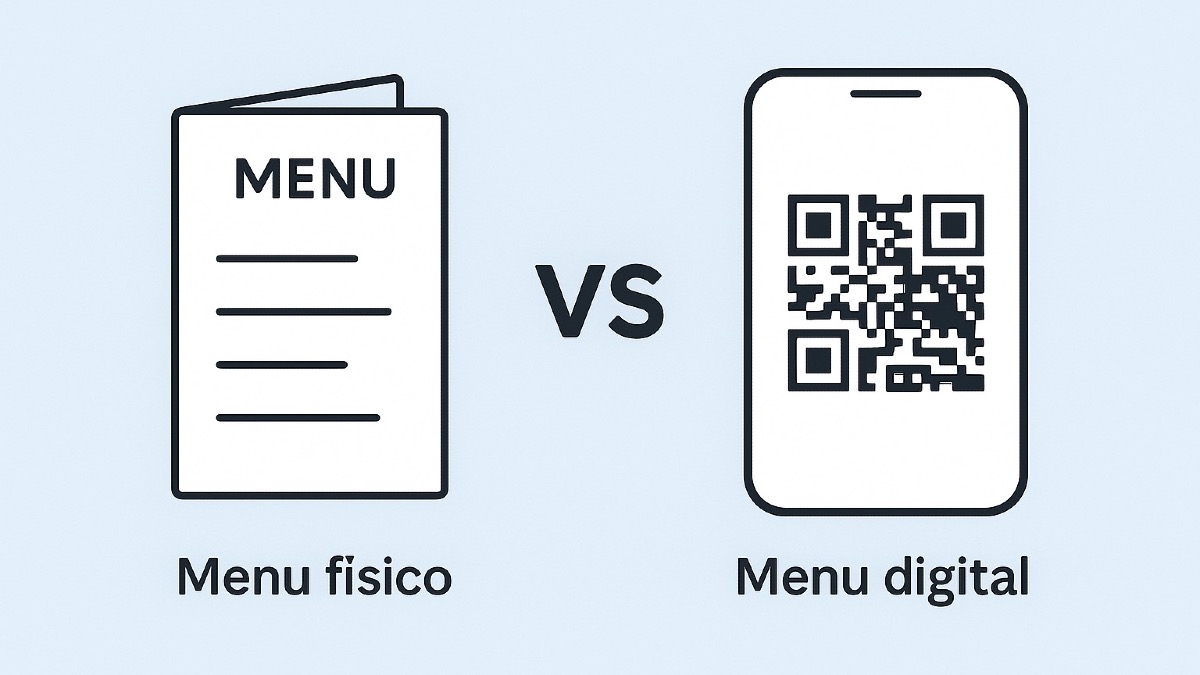 Menu físico vs menu digital: qual é a melhor opção em 2025?
